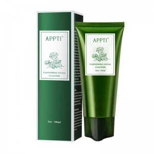 Private Label Antime Ancne Aloe Vera Face Smase Faceial Cleanser Ganoderma Essence Fash Wash